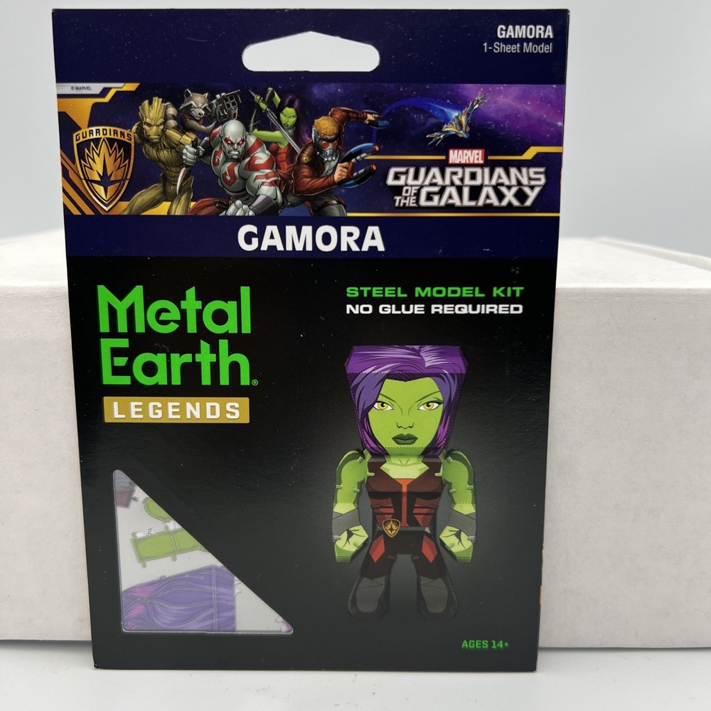 Metal Earth New Retired Guardians of the Galaxy Gamora 3D Steel Model‎ Kit